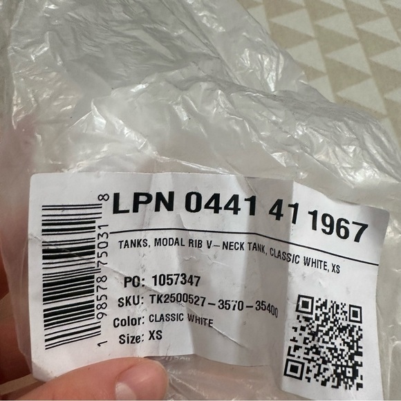 Fabletics Modal Rib V-Neck Tank - Picture 3 of 3